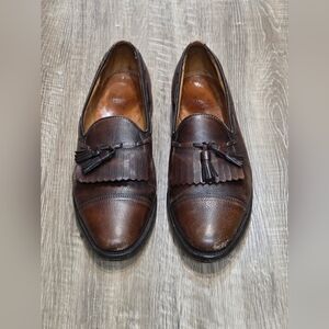 Allen Edmonds Preowned Men’s 12D Dalton Cap Toe Tassles Shoes 2857 Brown.